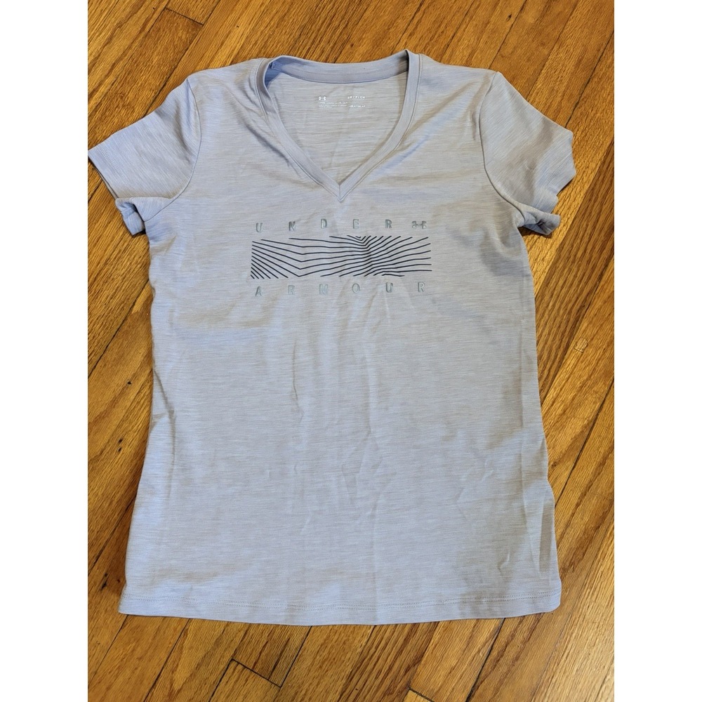 Under Armour Womens Small Short Sleeve T-Shirt Loose Fit Heat-gear